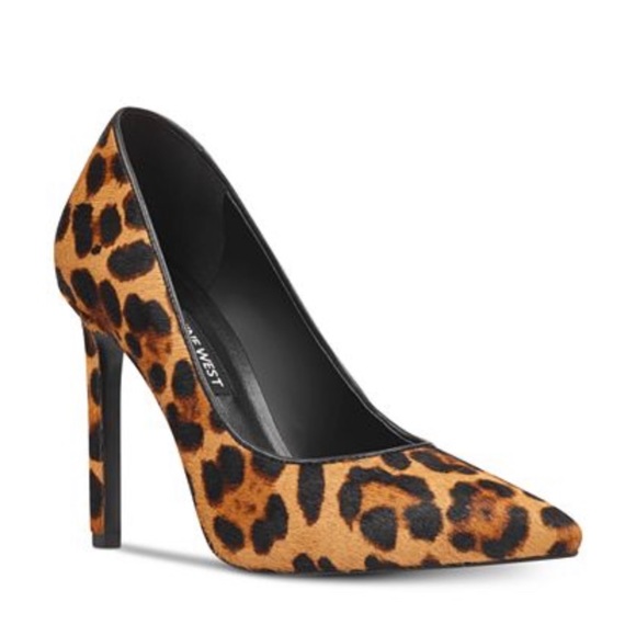nine west leopard shoes